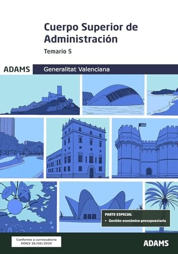 TEMARIO 5 CUERPO SUPERIOR DE ADMINISTRACION DE LA GENERALITA, de AA.VV. | portada del libro