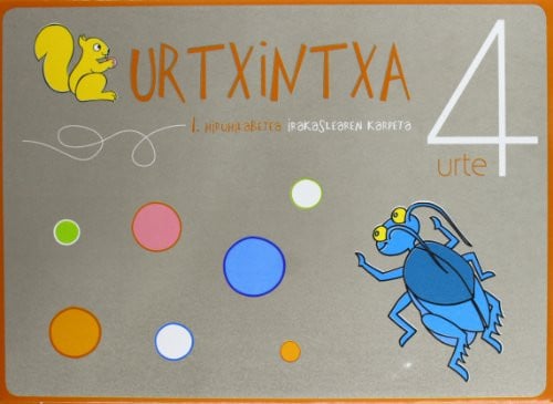 Urtxintxa 4 urte - Irakaslearen karpeta 1, de Batzuen artean | portada del libro