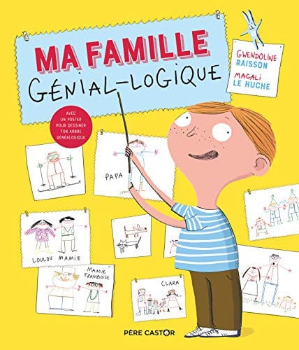 A FAMILLE GENIAL-LOGIQUE, de LE HUCHE#RAISSON MAGALI#GWENDOLINE | portada del libro