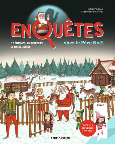 NQUETES CHEZ LE PERE NOEL, de BOUVAREL#VIDARD CRESCENCE#ESTELLE | portada del libro