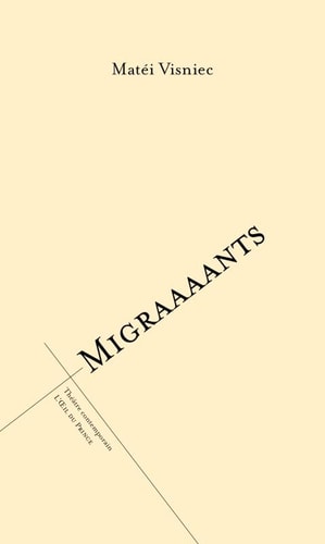MIGRAAAANTS, de Matei Vişniec | portada del libro