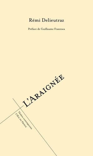 L'ARAIGNEE, de Rémi Delieutraz | portada del libro