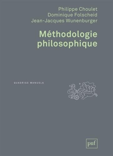 ETHODOLOGIE PHILOSOPHIQUE, de Philippe Choulet | portada del libro