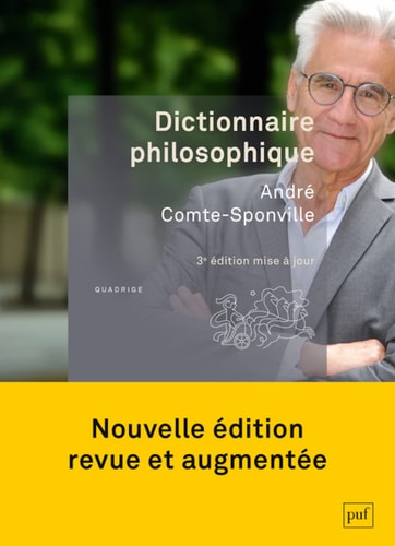 DICTIONNAIRE PHILOSOPHIQUE, de André Comte-Sponville | portada del libro