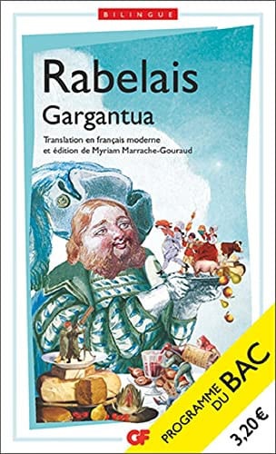 GARGANTUA, de RABELAIS | portada del libro
