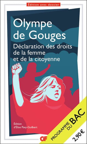 ECLARATION DROITS DE LA F, de OLYMPE DE GOUGES | portada del libro