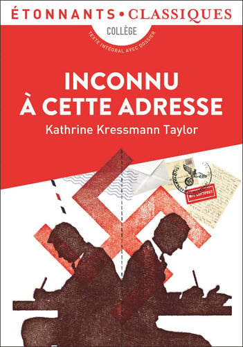NCONNU A CETTE ADRESSE, de KRESSMANN TAYLOR KATHRINE | portada del libro