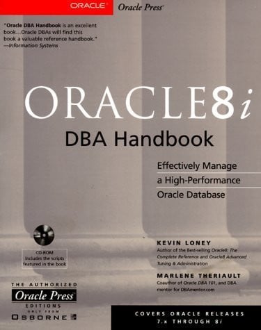 ORACLE 8I DBA HANDBOOK, de LONEY | portada del libro