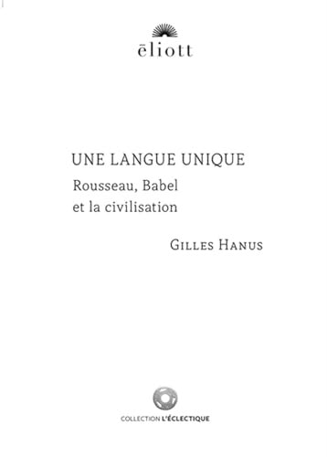NE LANGUE UNIQUE, de Gilles Hanus | portada del libro