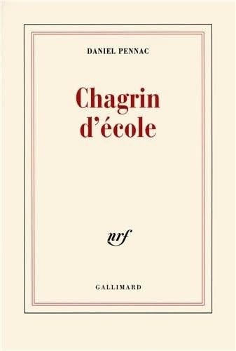 CHAGRIN D'ECOLE, de Daniel Pennac | portada del libro