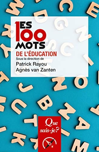 00 MOTS DE L'EDUCATION (LES), de van Zanten | portada del libro