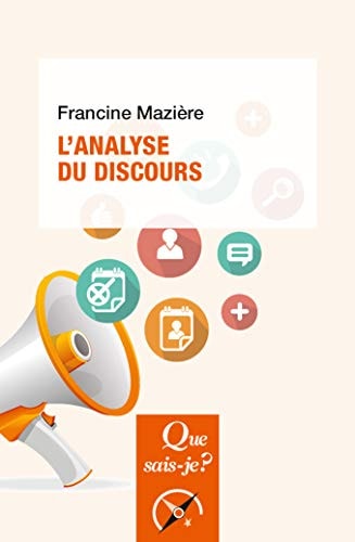 L'analyse du discours, de Francine Mazière | portada del libro