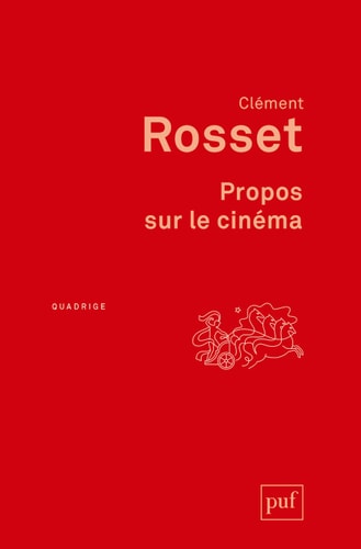 ROPOS SUR LE CINEMA, de Clément Rosset | portada del libro