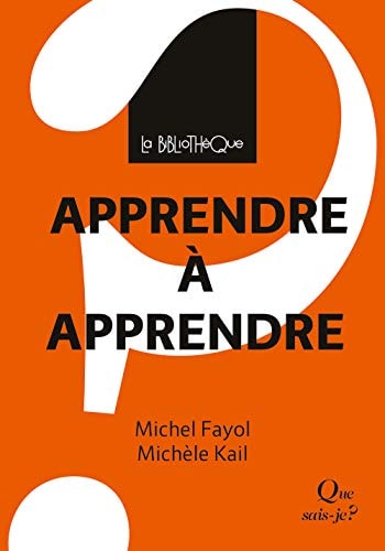 PPRENDRE A APPRENDRE, de Michel Fayol | portada del libro