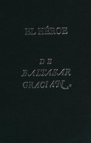 HéROE, EL, de GRACIáN | portada del libro