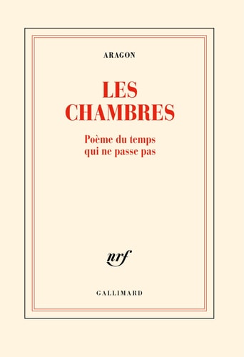 LES CHAMBRES, de Louis Aragon | portada del libro