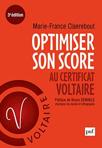 PTIMISER SON SCORE AU CERTIFICAT VOLTAI, de Marie-France Claerebout | portada del libro