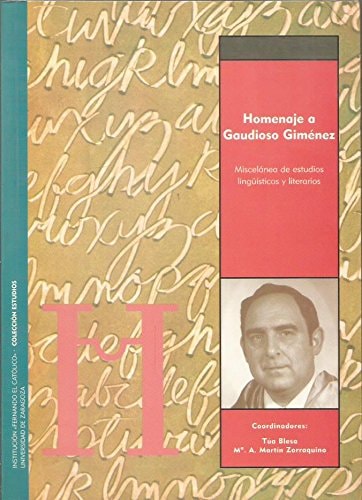 HOMENAJE A GAUDIOSO GIMENEZ, de BORRAS GUALIS | portada del libro