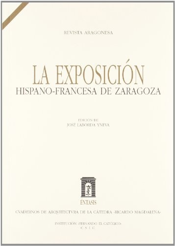 EXPOSICIóN HISPANO-FRANCESA DE ZARAGOZA, de REVISTA ARAGONESA | portada del libro