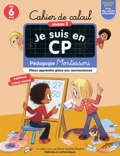 E SUIS EN CP CAHIER DE CALC, de DREYFUS#RISTORD ANNE-SOPHIE#EMMANUEL | portada del libro