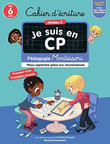 E SUIS EN CP CAHIER D ECRIT, de POUSSIN#RISTORD CHARLOTTE#EMMANUEL | portada del libro