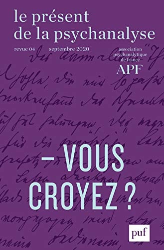 E PRESENT DE LA PSYCHANALYSE, VOL. 4 (2, de Collectif | portada del libro