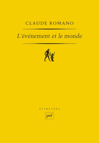 'EVENEMENT ET LE MONDE, de Claude Romano | portada del libro