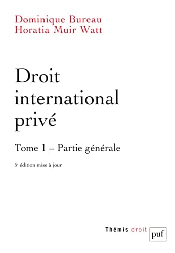 ROIT INTERNATIONAL PRIVE TOME 1, de Dominique Bureau | portada del libro