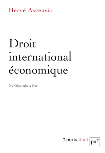 ROIT INTERNATIONAL ECONOMIQUE, de Hervé Ascensio | portada del libro
