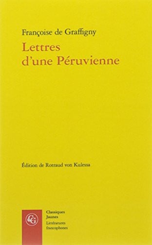 LETTRES D PERUVIENNE, de GRAFFIGNY FRANC | portada del libro