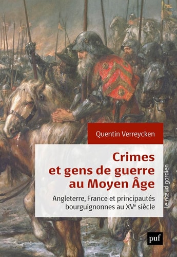 RIME ET GENS DE GUERRE AU MOYEN-AGE, de Quentin Verreycken | portada del libro