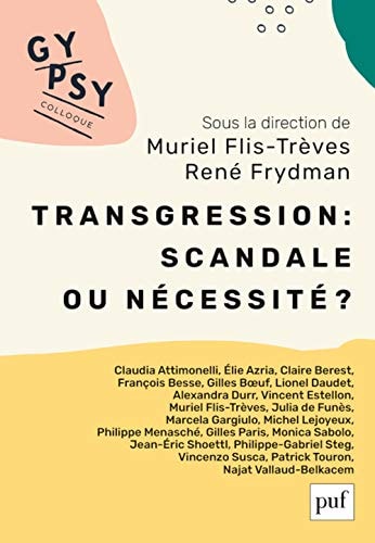 RANSGRESSION : SCANDALE OU NECESSITE ?, de René Frydman | portada del libro