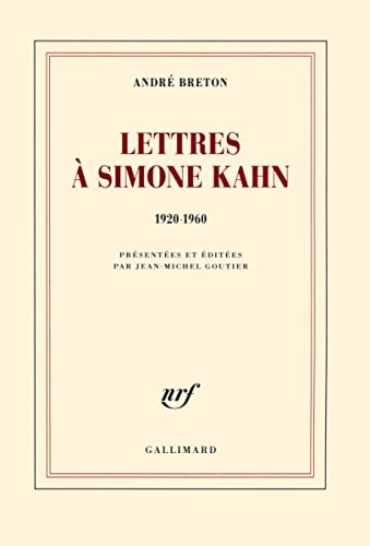 LETTRES A SIMONE KAHN, de André Breton | portada del libro