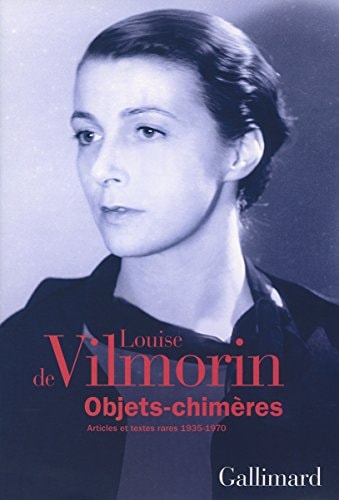 OBJETS-CHIMERES, de Louise de Vilmorin | portada del libro