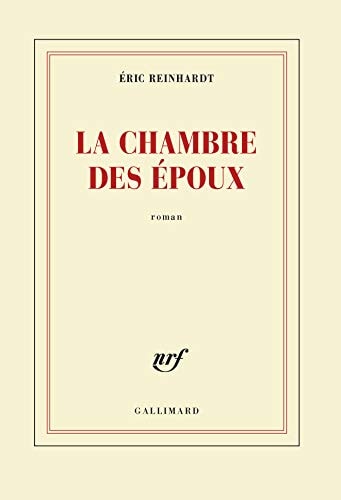 LA CHAMBRE DES EPOUX, de Éric Reinhardt | portada del libro