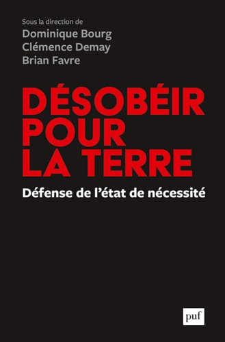 ESOBEIR POUR LA TERRE, de Dominique Bourg | portada del libro