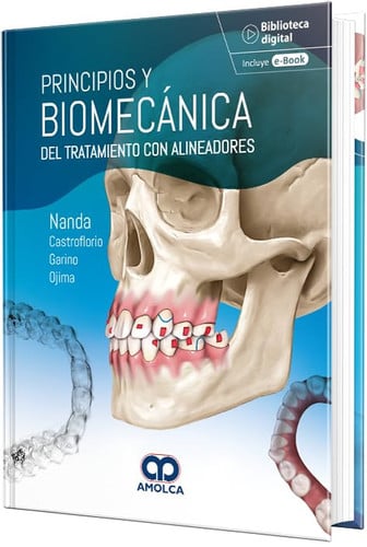PRINCIPIOS Y BIOMECANICA DEL TRATAMIENTO CON ALINEADORES, de NANDA | portada del libro
