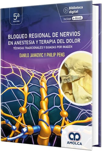 BLOQUEO REGIONAL DE NERVIOS EN ANESTESIA Y LA TERAPIA 5ªED, de JANKOVIC | portada del libro