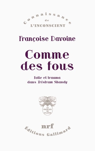 COMME DES FOUS, de Françoise Davoine | portada del libro