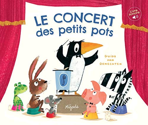 CONCERT DES PETITS POTS, de Guido Van Genechten | portada del libro