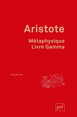 ETAPHYSIQUE. LIVRE GAMMA, de Aristote | portada del libro