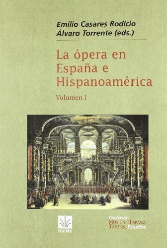 La ópera en España e Hispanoamérica, de VV.AA. | portada del libro
