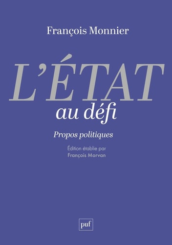 'ETAT AU DEFI, de François Monnier | portada del libro