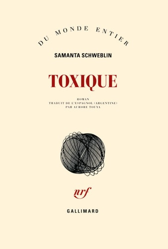 TOXIQUE, de Samanta Schweblin | portada del libro