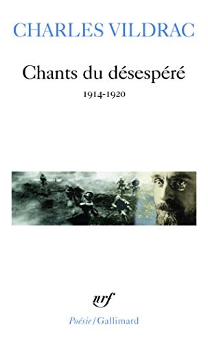 CHANTS DU DESESPERE, de Charles Vildrac | portada del libro