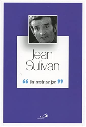 JEAN SULIVAN, de Jean Sulivan | portada del libro