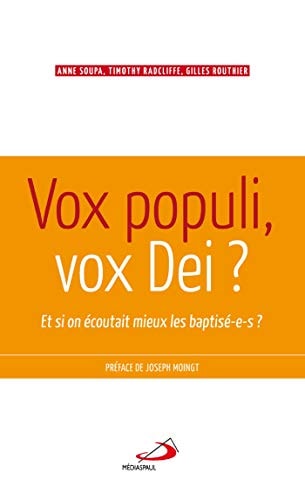 VOX POPULI VOX DEI ET SI ON ECOUTAIT MIEUX LES BAPTISES, de Anne Soupa | portada del libro