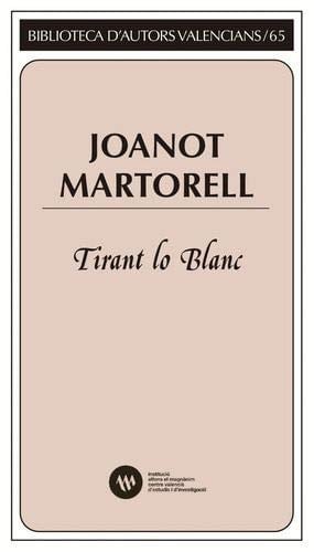 Tirant lo Blanc, de Martorell (ca. 1414-1468) | portada del libro