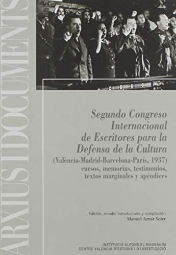 Segundo Congreso Internacional de Escritores para la Defensa de la Cultura (Valencia-Madrid-Barcelon | portada del libro