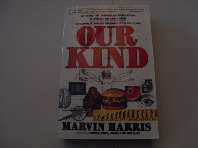 OUR KIND WHO WE ARE WHERE WE CAME FROM, de Marvin Harris | portada del libro
